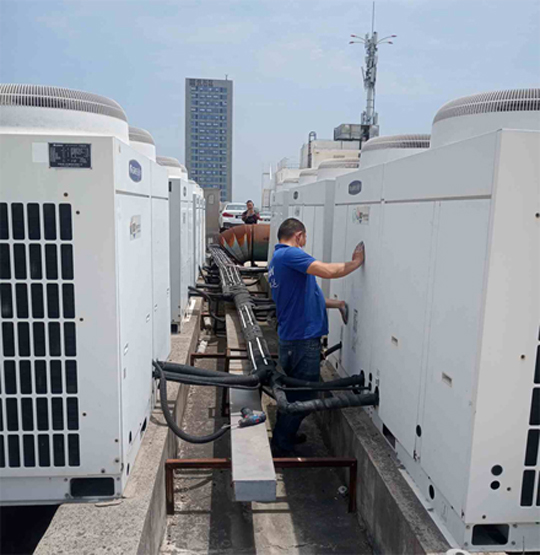 沙河中央空调制热和不制冷系统维修方法